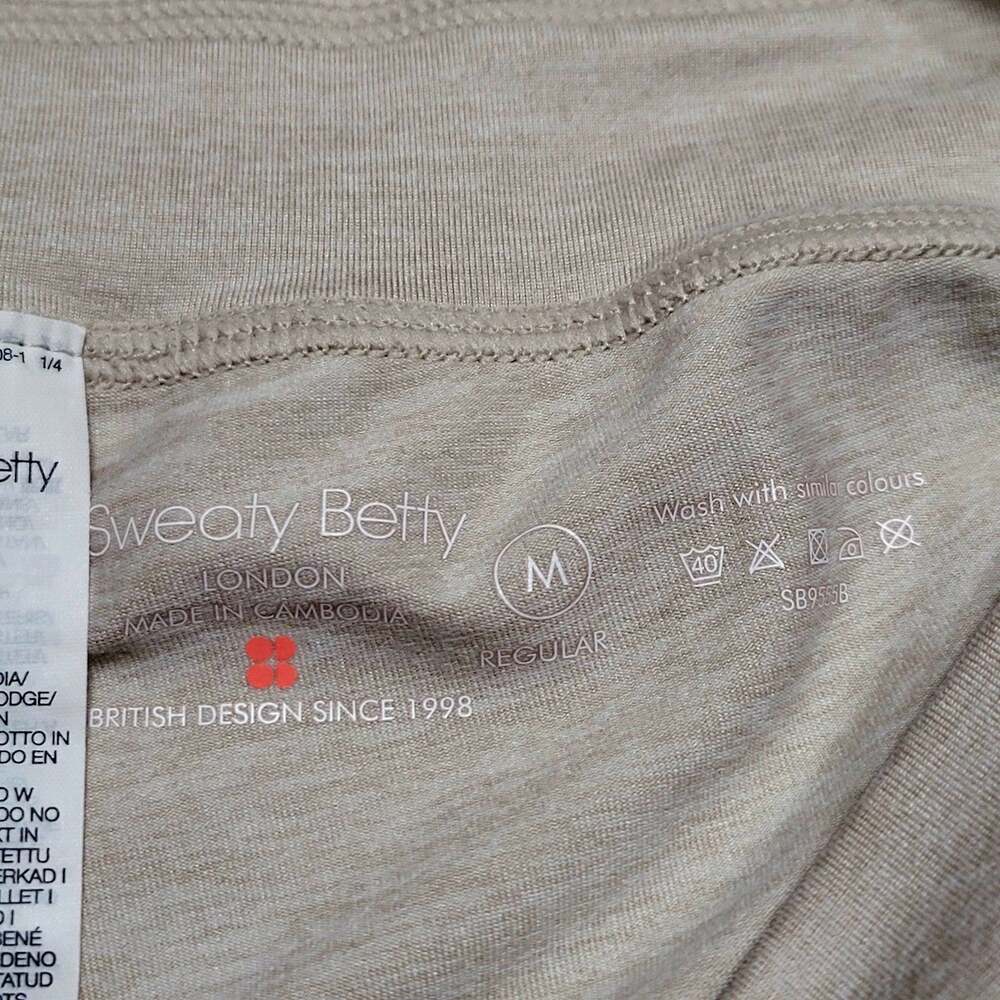 Sweaty Betty Joggers Womens Medium 8 Tan Gaia Performance Yoga Pants Soft Casual - Picture 9 of 14